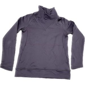 Indygena Women’s Small Purple Pullover Mock Neck Sweater